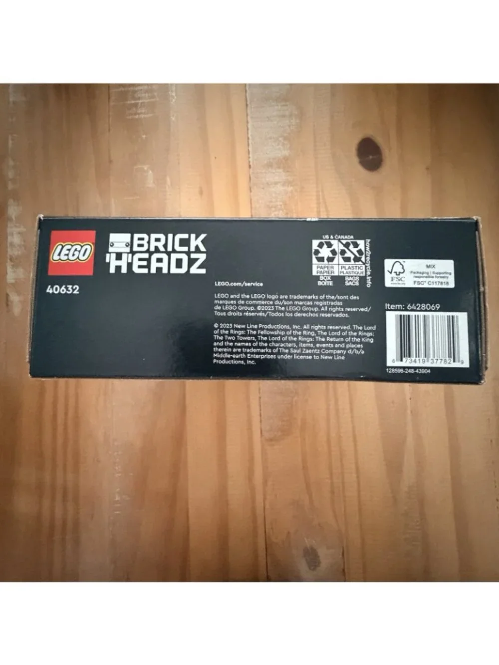 Lego Brickheadz The Lord of the Rings Arwen & Aragon 40632 BRAND NEW